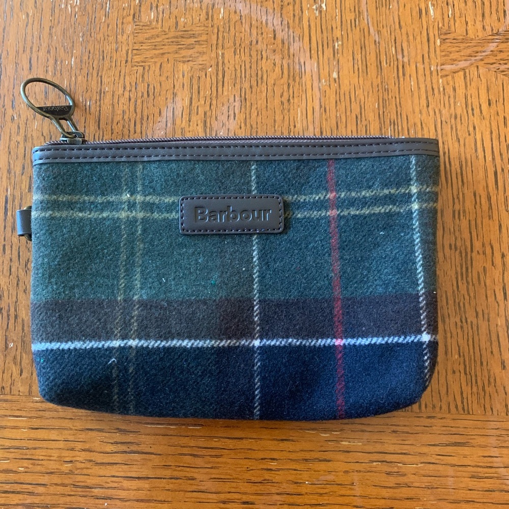 Barbour Tartan Zip Pouch